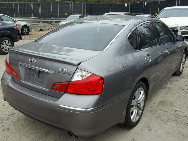 JN1CY0AR4AM960115 - 2010 INFINITI M35 BASE SILVER photo 4