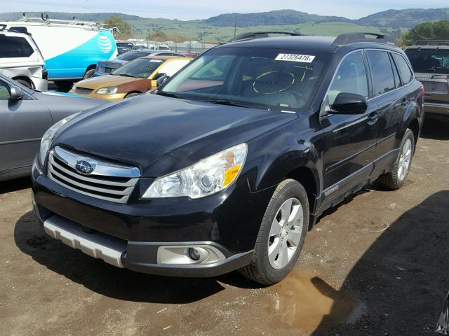 4S4BRBCC1B1421539 - 2011 SUBARU OUTBACK 2. BLACK photo 2