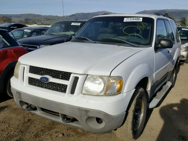 1FMYU60EX1UA75834 - 2001 FORD EXPLORER S WHITE photo 2