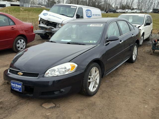 2G1WC5E31E1153945 - 2014 CHEVROLET IMPALA LIM BLACK photo 2