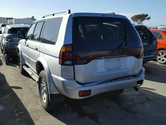 JA4LS31R52J047070 - 2002 MITSUBISHI MONTERO SP SILVER photo 3