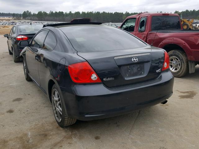 JTKDE177X60089301 - 2006 TOYOTA SCION TC 黑色 照片 3