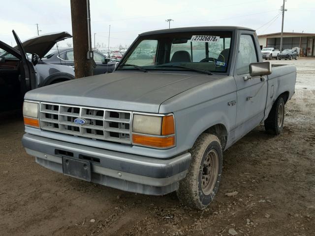 1FTCR10U9MUC99594 - 1991 FORD RANGER SILVER photo 2