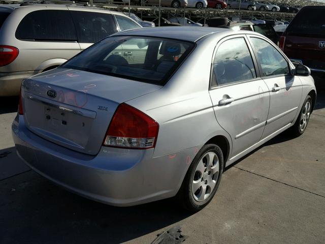 KNAFE121775389432 - 2007 KIA SPECTRA EX SILVER photo 4