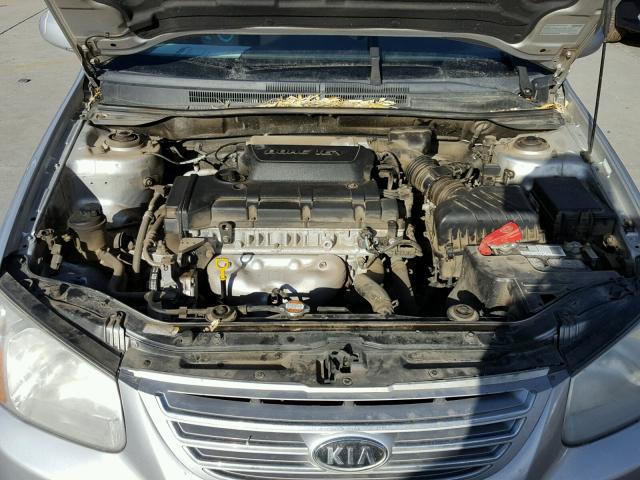 KNAFE121775389432 - 2007 KIA SPECTRA EX SILVER photo 7