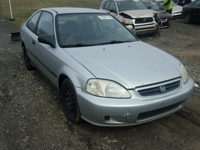 1HGEJ6121YL067157 - 2000 HONDA CIVIC DX SILVER photo 1