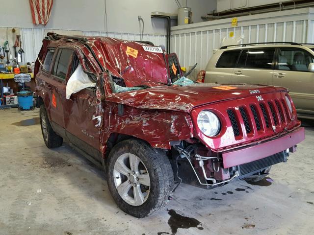 1C4NJRBB2ED588800 - 2014 JEEP PATRIOT SP RED photo 1