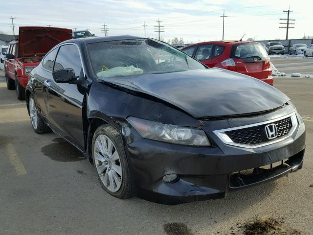 1HGCS2A84AA007991 - 2010 HONDA ACCORD EXL BLACK photo 1