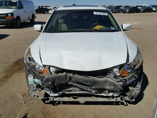 JHMCP26878C026198 - 2008 HONDA ACCORD EXL WHITE photo 9