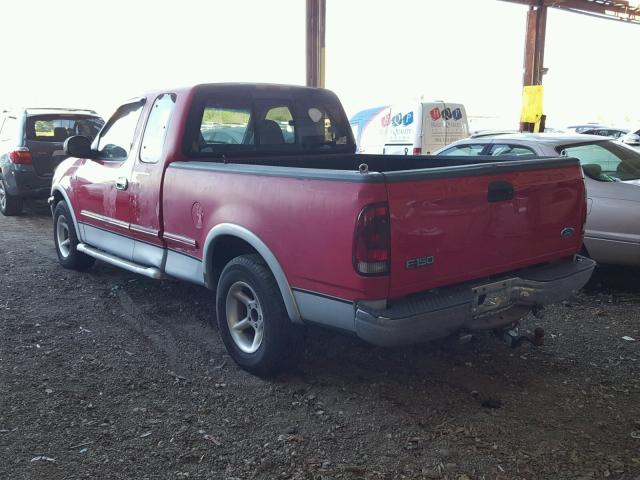 1FTDX1764VNA70141 - 1997 FORD F150 RED photo 3