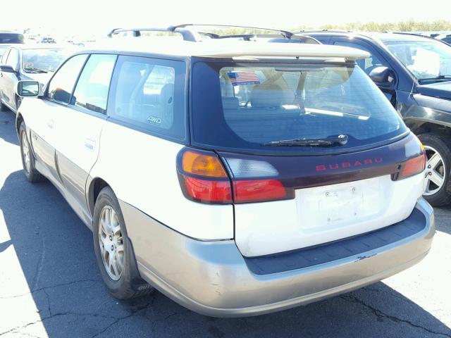 4S3BH806327634028 - 2002 SUBARU LEGACY OUT TWO TONE photo 3