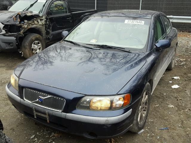 YV1RS61TX32244979 - 2003 VOLVO S60 BLUE photo 2