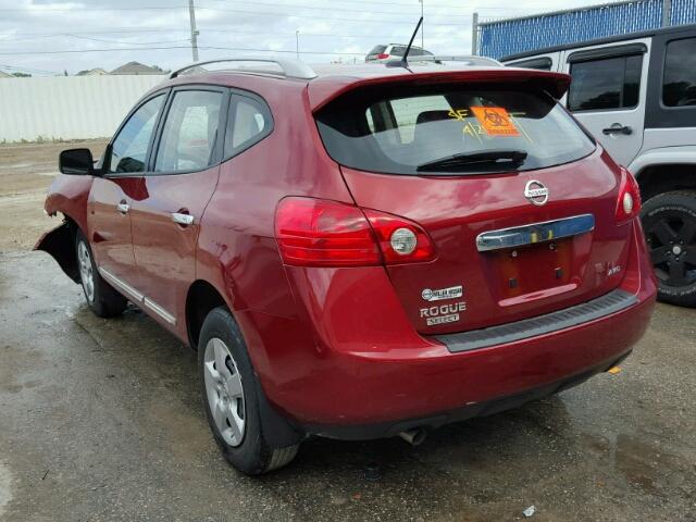 JN8AS5MV9FW261056 - 2015 NISSAN ROGUE SELE RED photo 3