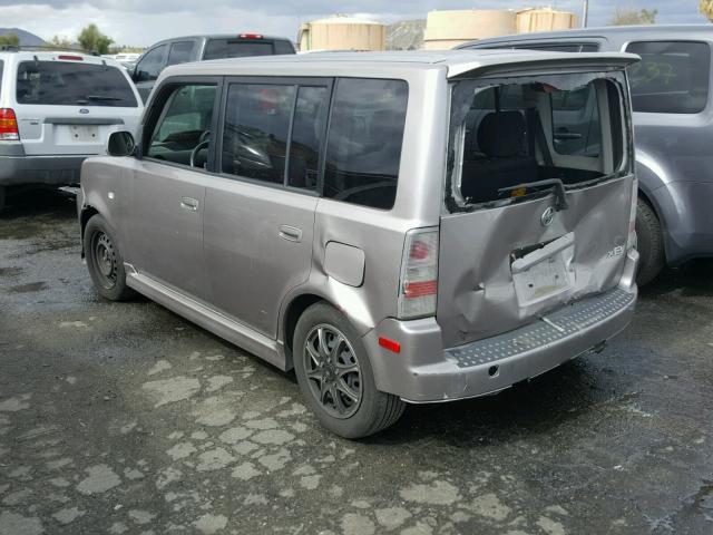 JTLKT324640140338 - 2004 TOYOTA SCION XB GRAY photo 3