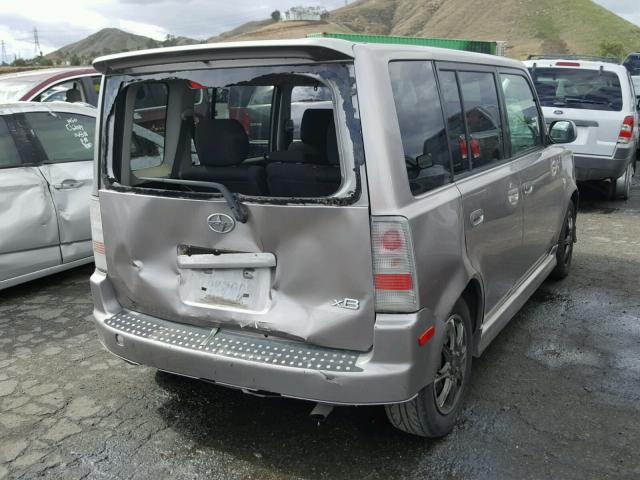 JTLKT324640140338 - 2004 TOYOTA SCION XB 灰色 照片 4