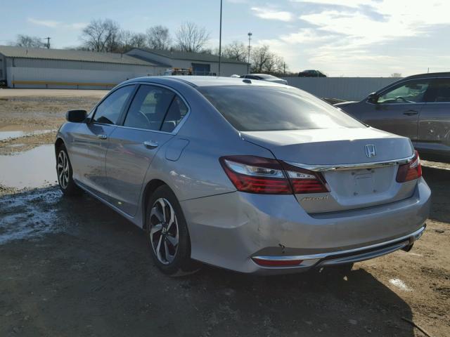 1HGCR2F70HA042985 - 2017 HONDA ACCORD EX SILVER photo 3