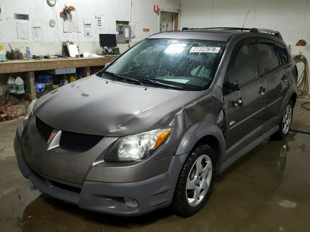 5Y2SL62804Z403239 - 2004 PONTIAC VIBE GRAY photo 2