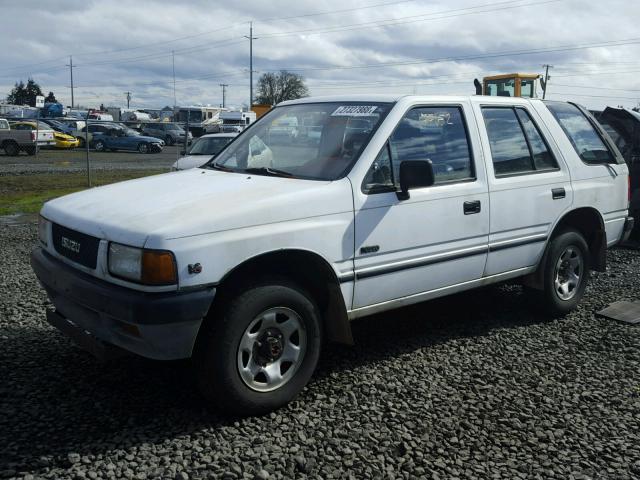 4S2CY58Z1M4301093 - 1991 ISUZU RODEO S WHITE photo 2