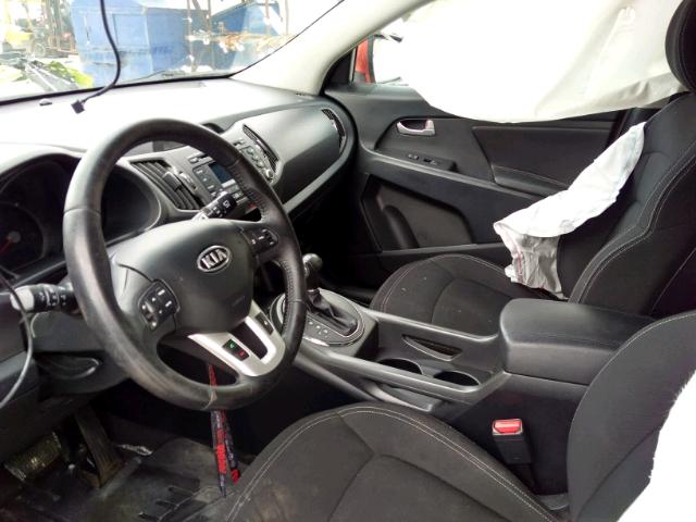 KNDPCCA29B7105587 - 2011 KIA SPORTAGE E ORANGE photo 5