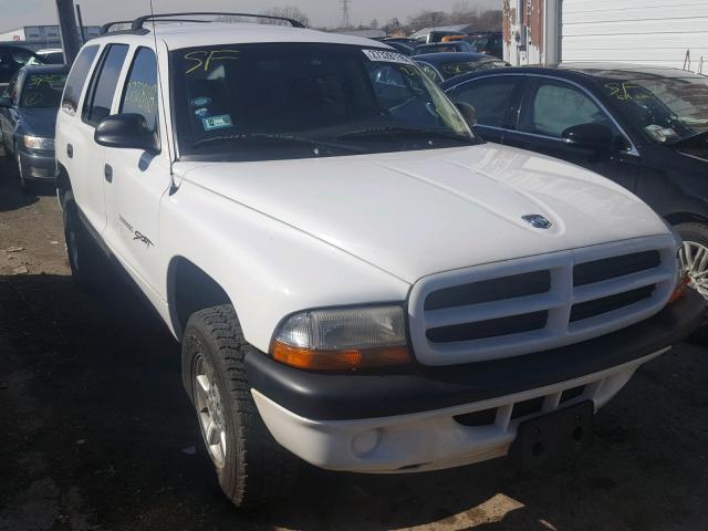 1B4HS28N71F512231 - 2001 DODGE DURANGO WHITE photo 1