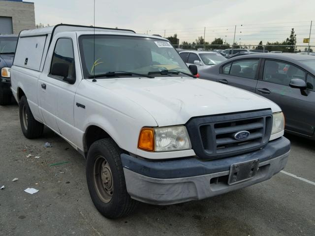 1FTYR10D45PA51842 - 2005 FORD RANGER WHITE photo 1