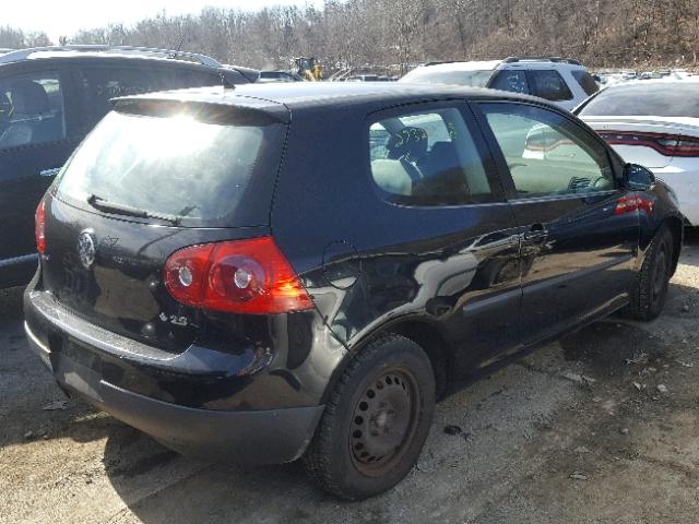 WVWAB71K28W064699 - 2008 VOLKSWAGEN RABBIT BLACK photo 4