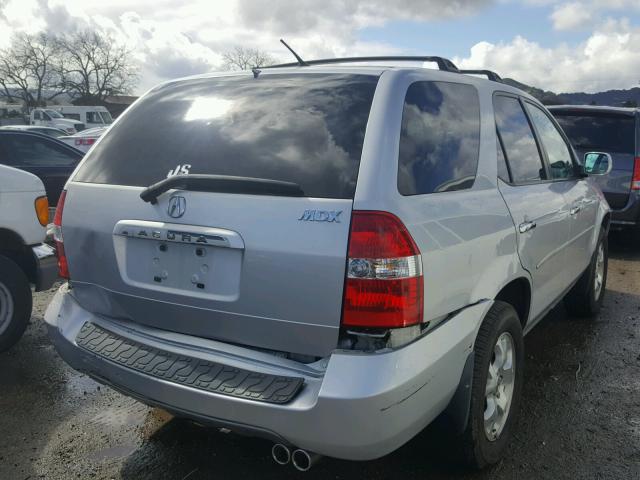 2HNYD18822H522242 - 2002 ACURA MDX TOURIN SILVER photo 4