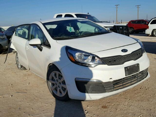 KNADM4A36G6680366 - 2016 KIA RIO LX Սպիտակ լուսանկար 1