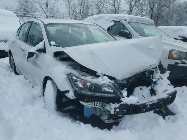 1HGCR2F38FA018637 - 2015 HONDA ACCORD LX WHITE photo 1