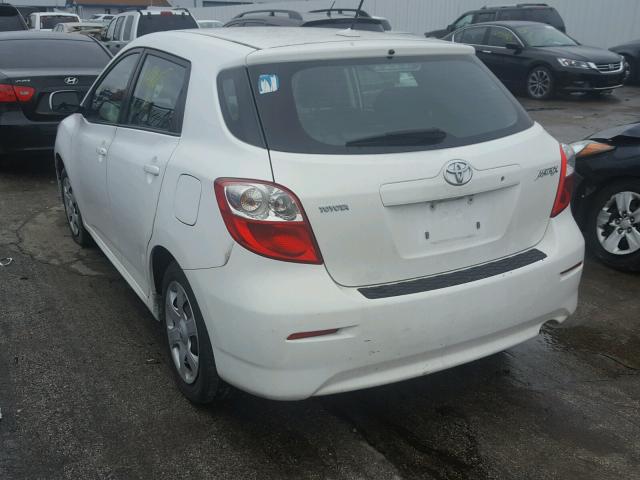 2T1KU4EE5AC336954 - 2010 TOYOTA COROLLA MA WHITE photo 3