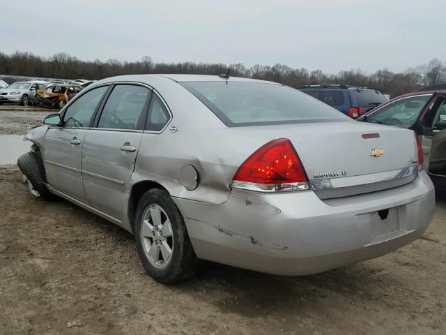 2G1WT58KX89276104 - 2008 CHEVROLET IMPALA LT SILVER photo 3