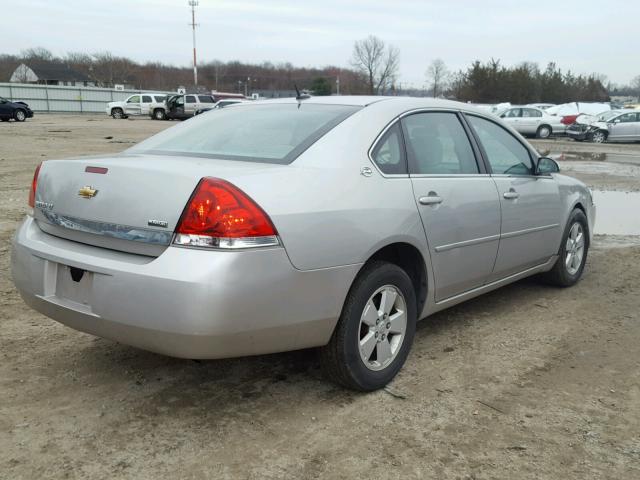 2G1WT58KX89276104 - 2008 CHEVROLET IMPALA LT SILVER photo 4