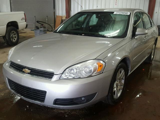 2G1WC58R179144635 - 2007 CHEVROLET IMPALA LT SILVER photo 2