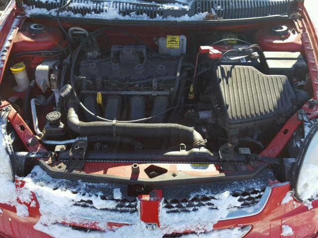 1B3ES56C25D168884 - 2005 DODGE NEON SXT RED photo 7