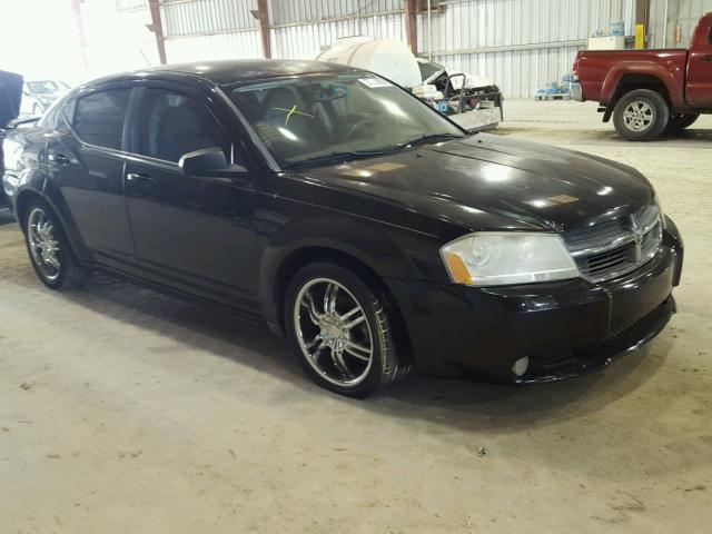 1B3LC56R18N108490 - 2008 DODGE AVENGER SX BLACK photo 1