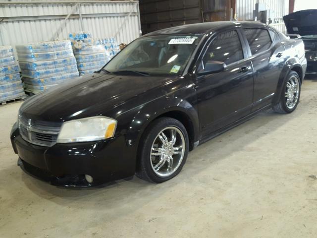 1B3LC56R18N108490 - 2008 DODGE AVENGER SX BLACK photo 2