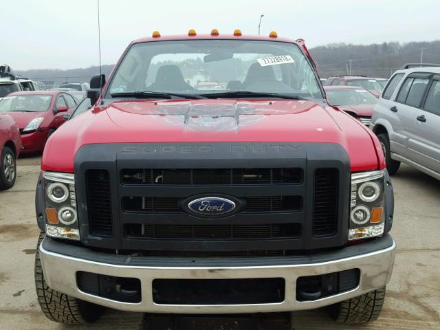 1FTWF31Y99EA12629 - 2009 FORD F350 SUPER RED photo 7