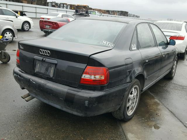 WAUBB28D8WA147091 - 1998 AUDI A4 1.8T BLACK photo 4