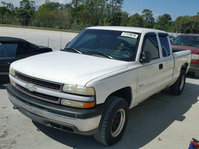 1GCEK19V7XE194933 - 1999 CHEVROLET SILVERADO WHITE photo 2