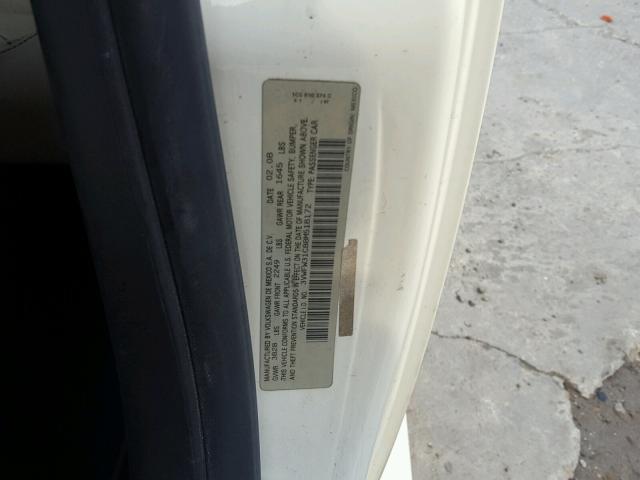 3VWFW31C88M518172 - 2008 VOLKSWAGEN NEW BEETLE 白色 照片 10