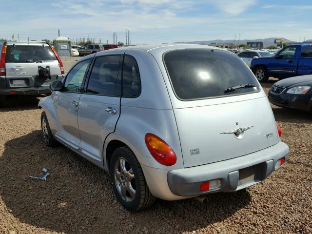 3C8FY4BB61T689747 - 2001 CHRYSLER PT CRUISER SILVER photo 3