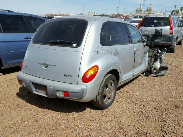 3C8FY4BB61T689747 - 2001 CHRYSLER PT CRUISER SILVER photo 4