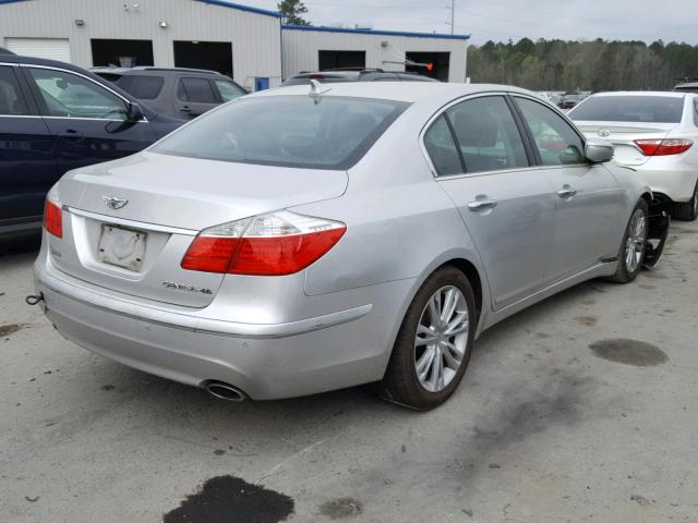 KMHGC4DF8BU130269 - 2011 HYUNDAI GENESIS 4. SILVER photo 4