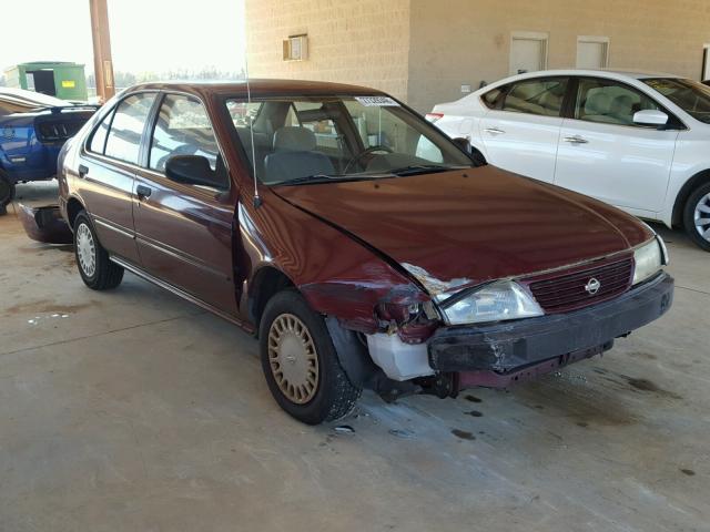 1N4AB41D1VC703691 - 1997 NISSAN SENTRA XE RED photo 1