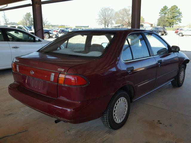 1N4AB41D1VC703691 - 1997 NISSAN SENTRA XE RED photo 4