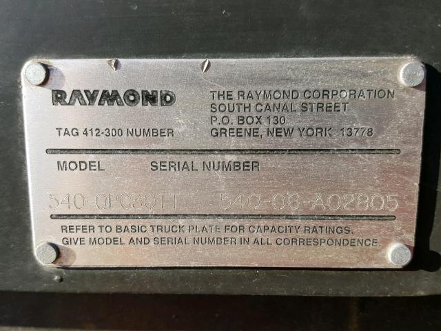 00000054006A02805 - 2006 RAYM FORKLIFT RED photo 10