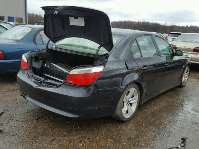 WBANB53557CN93977 - 2007 BMW 550 I BLACK photo 4