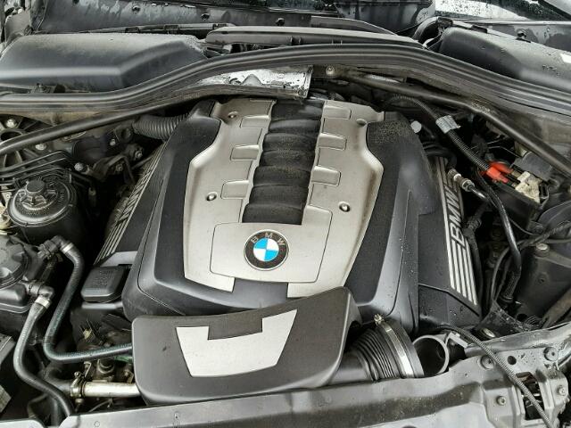 WBANB53557CN93977 - 2007 BMW 550 I BLACK photo 7