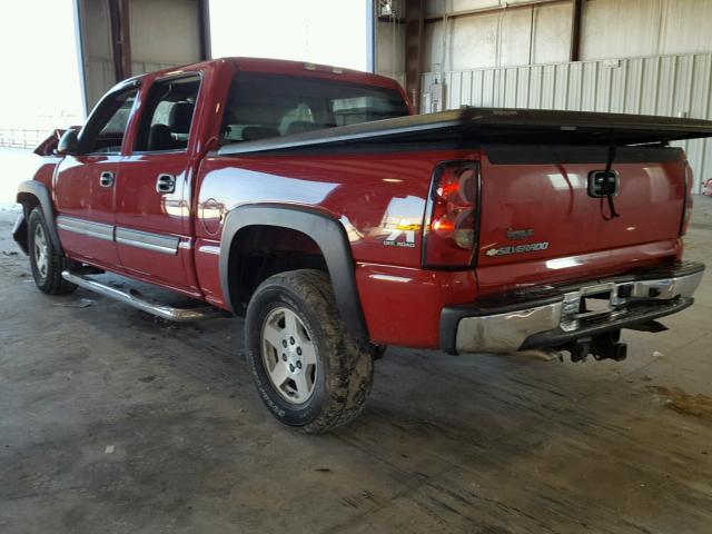 2GCEK13T361137913 - 2006 CHEVROLET SILVERADO RED photo 3