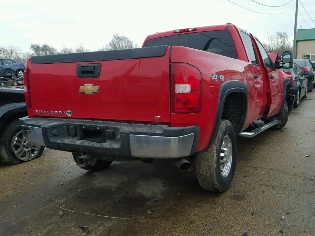 1GCHK23KX7F566261 - 2007 CHEVROLET SILVERADO RED photo 4